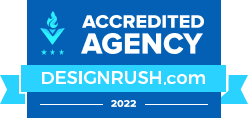 DesignRush accredited agency badge