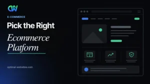 Comparison of the best ecommerce platform for small business options on laptop and phone