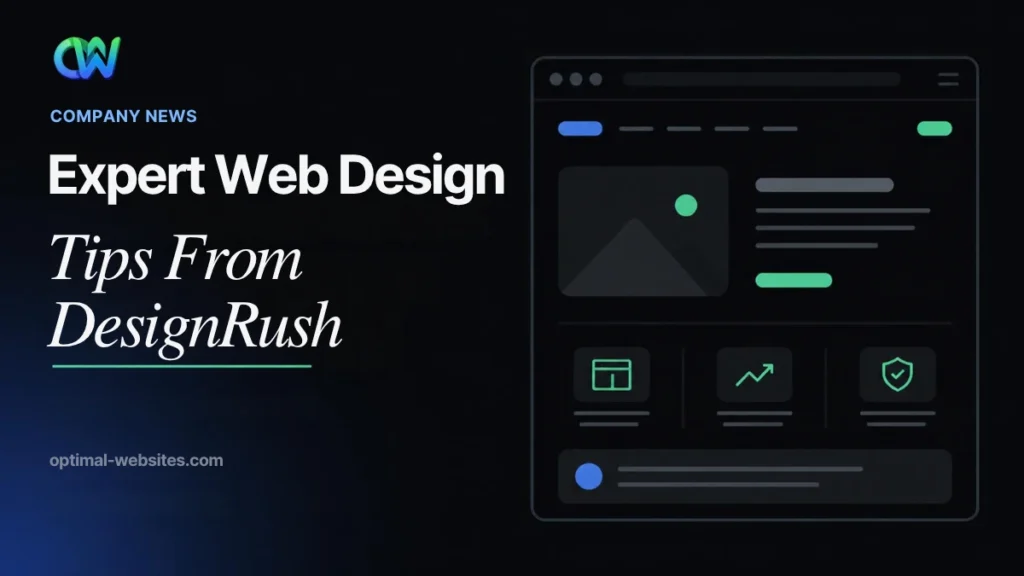 DesignRush web design tips for strategic small business websites