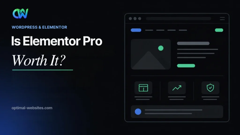 Widget panel with highlighted Elementor Pro features badges