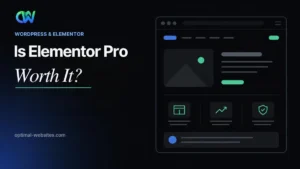 Widget panel with highlighted Elementor Pro features badges