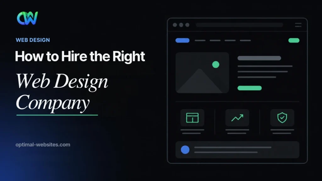 Business owner reviewing proposals while hiring a web design company