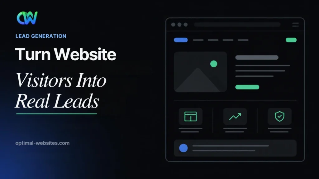Checklist showing how to get more leads from your website for a small business