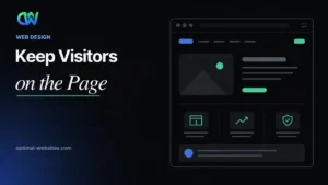 Ball bouncing off a page edge and landing on a call to action, showing how to reduce bounce rate