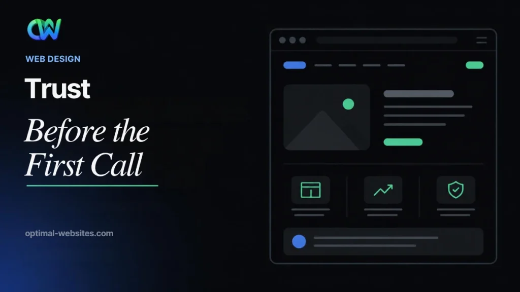 Law firm homepage mockup with a Free Consultation button showing law firm website design