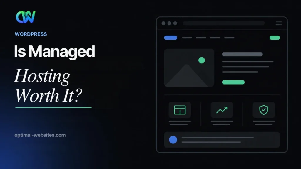 Managed WordPress hosting featured graphic asking whether it is worth it