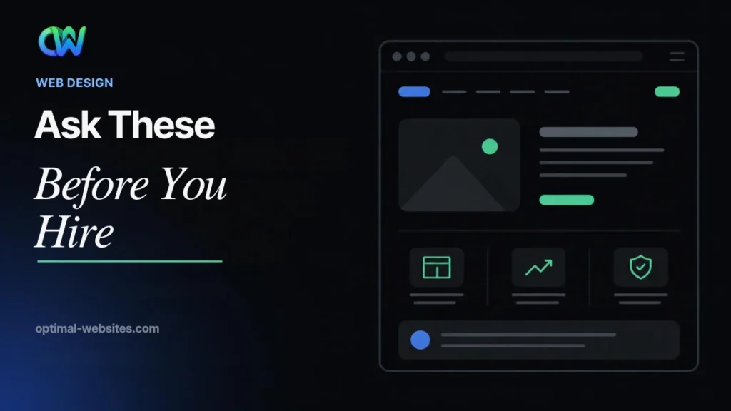 Clipboard of questions to ask a web designer turning into checkmarks