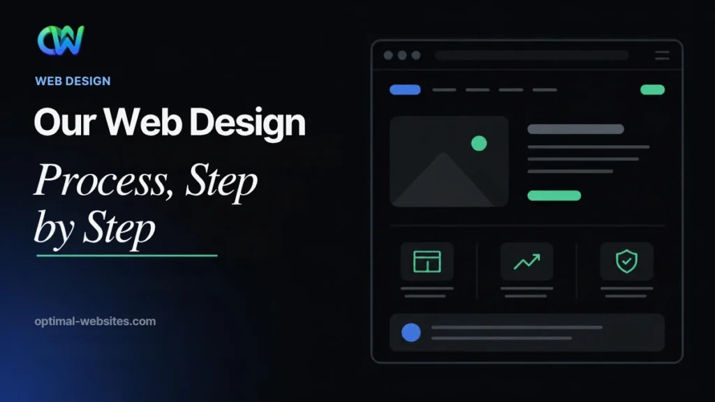 Web design process steps for a small business WordPress website